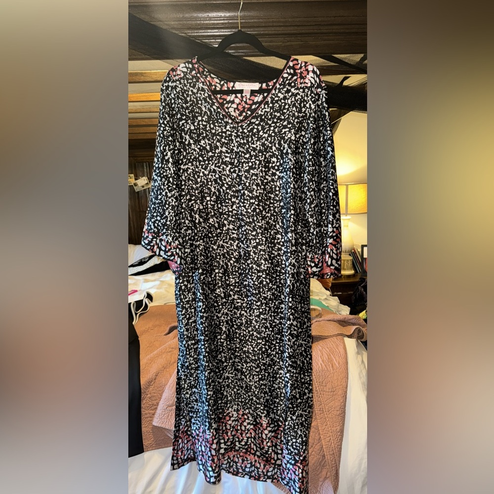 Oscar de la Renta Pink Label Black and White Dress